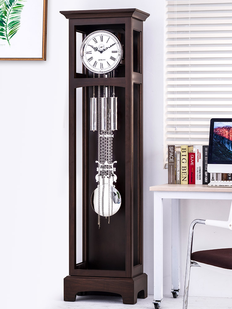 欧式落地钟客厅现代简约大座钟德国赫姆勒美式机械轻奢落地钟G628